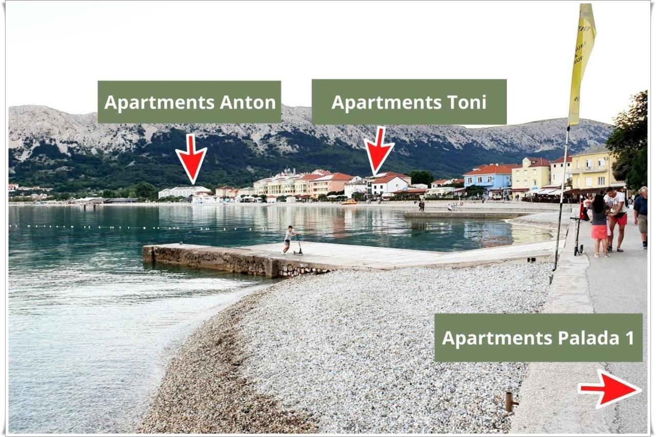 Apartments Toni Башка Экстерьер фото