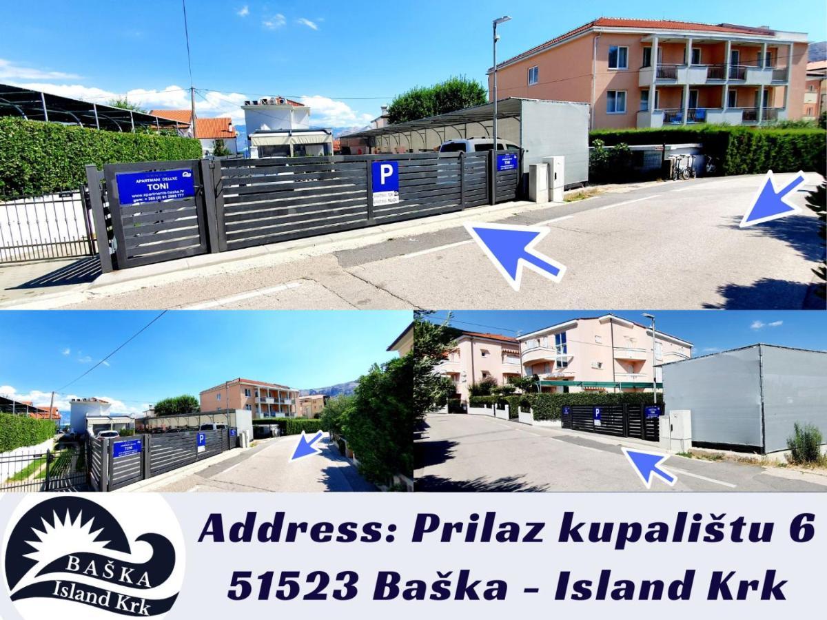 Apartments Toni Башка Экстерьер фото